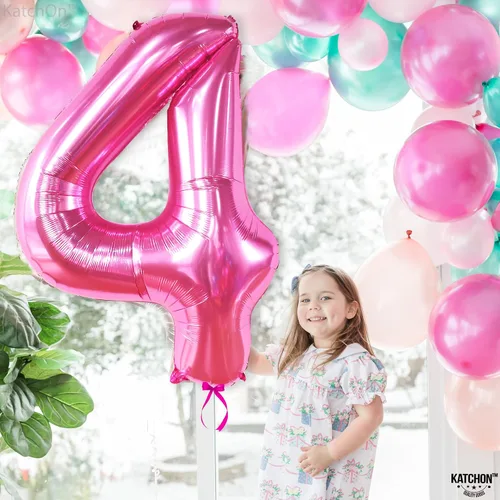 Vista 548 de KatchOn Globo negro del número 1 de 40 pulgadas, globo de feliz cumpleaños Large Mylar Number One Balloon for 1st Birthday Decorations, Foil
