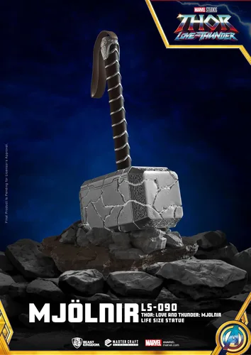 Vista 2 de Beast Kingdom Thor: Amor y trueno: Mjolnir LS-090 Estatua de tamaño real