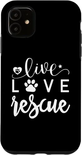 Vista 5 de iPhone 14 Love Rescue Rescue Pet Adoption Live Dog Shelter Forever Case
