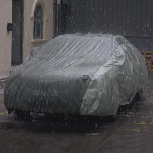 Vista 5 de XCAR - Funda impermeable para automóvil, para todo tipo de clima, se adapta a sedanes de hasta 160 pulgadas Windproof Buckles, Breathable Fabric