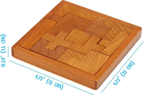 Vista 5 de Rompecabezas de Teaser Cerebral de Madera para Niños, Niños y Adultos. Nuevo Nivel de Desafío para Aquellos que Aman un Buen Entrenamiento Mental