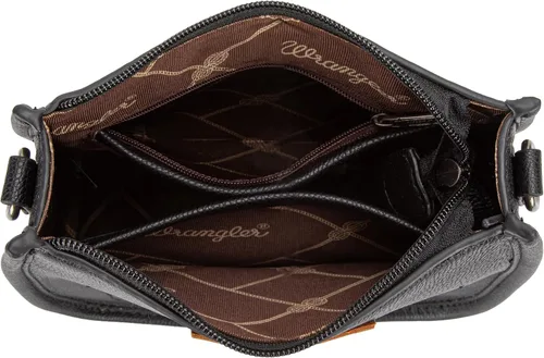 Vista 5 de Wrangler Bolsos cruzados para mujer, diseño de moda, mini monederos de hombro