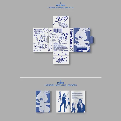 Vista 3 de Dreamus NewJeans - 1er EP 'New Jeans' álbum [Ver. Weverse Albums]