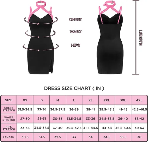 Vista 4 de Littleforbig Vestido ajustado de algodón con tirantes ajustables para mujer