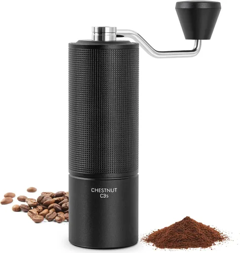 Vista 11 de TIMEMORE Chestnut C3 ESP Pro Molinillo de Café Manual, Molinillo de Café Manual de Rebaba Cónica de Acero Inoxidable S2C con Mango Plegable