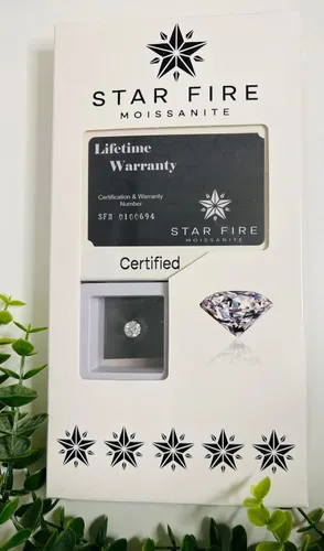Vista 4 de Star Fire Moissanita suelta de piedra suelta de moissanita de corte radiante, piedras preciosas sueltas con claridad DVVS1 para colgante, anillo