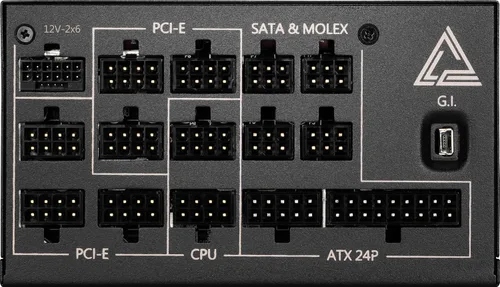 Vista 2 de MSI MEG Ai1300P PCIE5, Fuente de Alimentación para Juegos Totalmente Modular de 1300W, 80+ Platino, Cable Nativo 12V-2x6, Condensador 100% Japonés