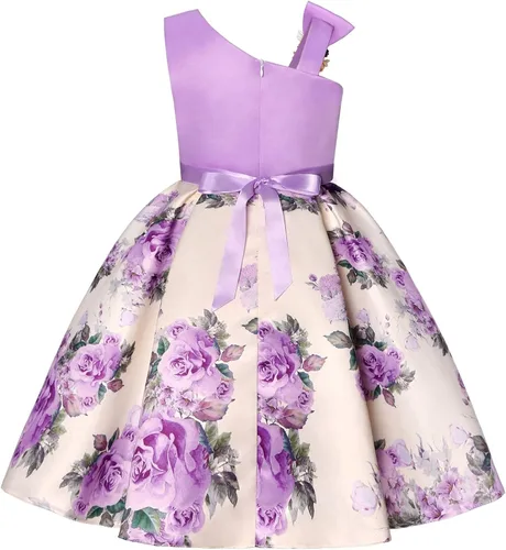 Vista 2 de Reokoou Snow White Girl Dress for Kids Red Dress Kids Lace Dramatic Play Dress Up Bundle Juguetes De Princesas