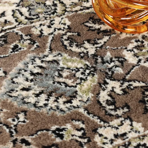 Vista 7 de Superior - Tapete elegante - Colección Lille., Polipropileno, Marrón