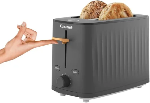 Vista 8 de Cuisinart Soho™ Collection - Tostador de 2 rebanadas, 7 ajustes de tostado, función de descongelación, recalentamiento y bagel, almacenamiento Negro
