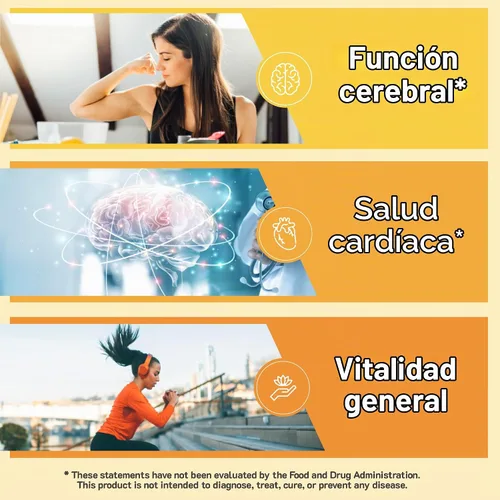 Vista 7 de YUM-V'S - Gomitas veganas Omega-3 DHA, limón y naranja (90 unidades) Soporte para el cerebro, los ojos y el corazón con DHA de algas y linaza