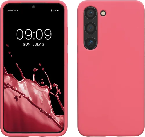 Vista 194 de kwmobile Funda compatible con Samsung Galaxy S9 - Funda de silicona TPU con acabado suave - Blue Reef