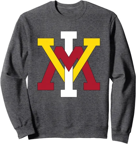Vista 4 de Sudadera con licencia oficial de VMI Keydets Icon, Negro