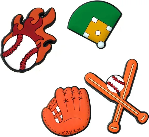 Vista 3 de 34 dijes deportivos de baloncesto para zapatos de fútbol, pulseras de zuecos, accesorios de zapatos para niños y niñas, regalos de fiesta