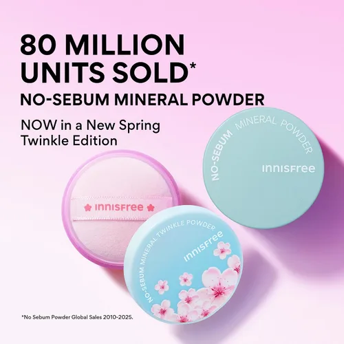 Vista 8 de innisfree Polvo mineral mate sin sebo, polvo de ajuste suelto coreano para desenfoque, control de brillo, sin fragancia