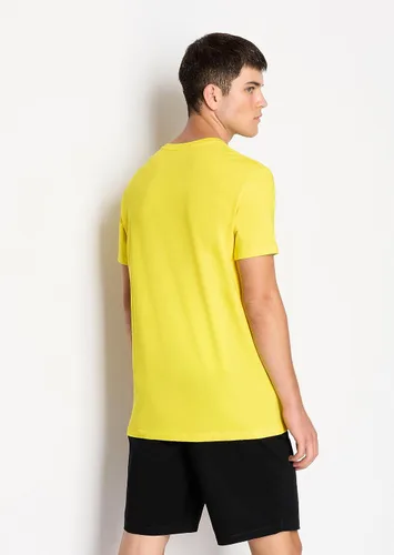 Vista 4 de Armani Exchange Camiseta básica con cuello en V Pima para hombre