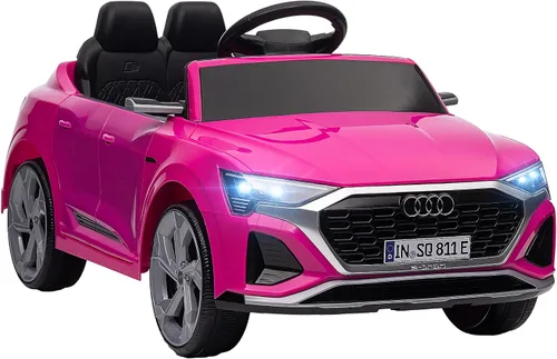 Vista 10 de Qaba Audi Q8 e-tron Sportback Licensed 12V Kids Ride on Car Music Gray Gris