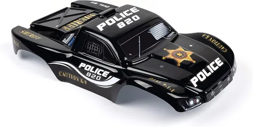 Vista 3 de Pegatina estilo policía Sheriff estilo RC coche camión calcomanía se adapta a la mayoría de escala 1/10 1/8