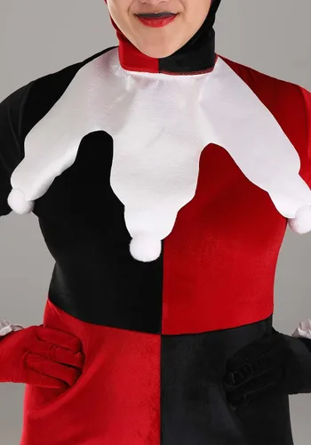 Vista 5 de Disfraz de Harley Quinn de lujo de talla grande
