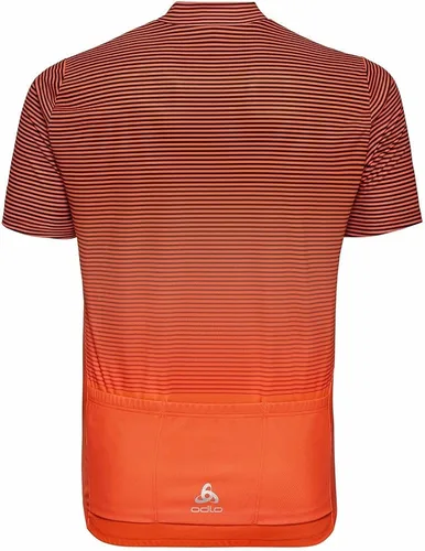 Vista 3 de Odlo Camiseta de ciclismo con cremallera completa para hombre