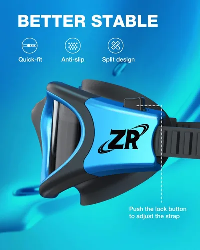 Vista 5 de ZIONOR G1 MAX - Gafas de natación polarizadas antivaho para hombres y mujeres A (polarizado + humo brillante)