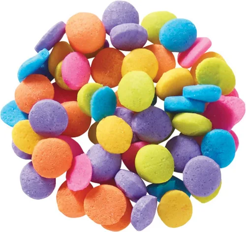 Vista 15 de Gránulos brillantes de confeti arcoíris para decoración de pasteles