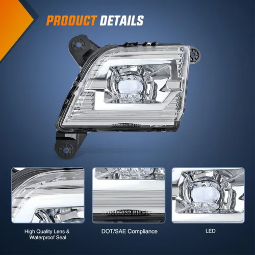 Vista 2 de Nilight - Conjunto de luz antiniebla compatible con Chevy Silverado 1500 2019-2023 Chevy Silverado 2500HD 3500HD 3500HD 2021 2022 2023 2021 2022