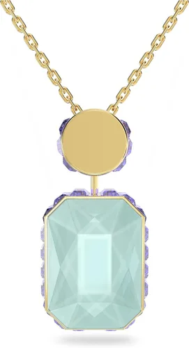 Vista 5 de Swarovski Chroma Crystal Pendant Necklace Collection, Gold Tone Finish Setting