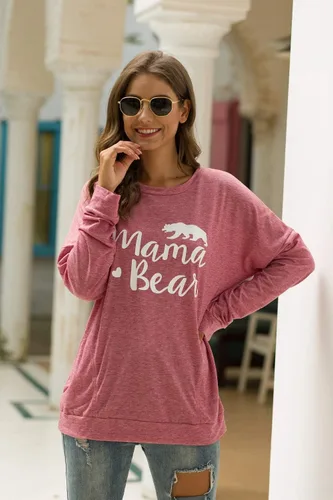 Vista 3 de JEYMMI Camisa de manga larga para mujer, estilo casual, para otoño, 2023, para mamá y mamá