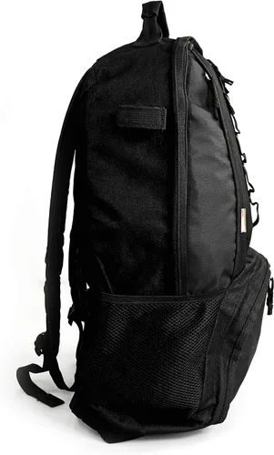 Vista 4 de K-Cliffs Mochila de béisbol con compartimento para casco de zapatos de baloncesto y balón de fútbol Negro