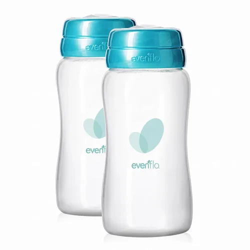 Vista 15 de Evenflo Botellas avanzadas de recolección de leche materna, paquete de 6 unidades de 5 onzas