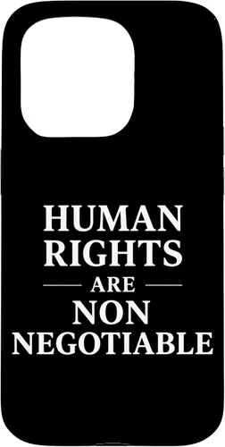Vista 14 de Human Rights are Non Negotiable Social Justice & Equality Case for iPhone XR