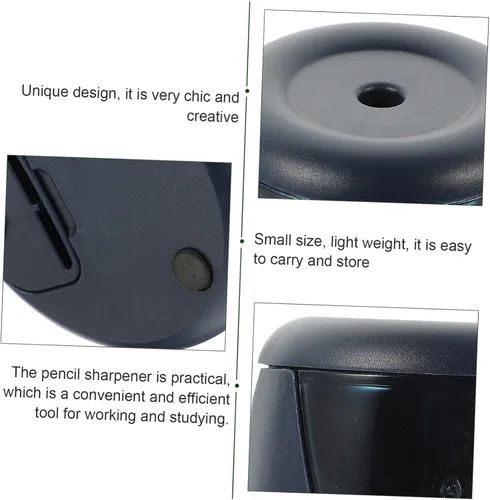 Vista 3 de STOBOK Herramienta de carbón sacapuntas de lápiz de parada automática Sacapuntas Sacapuntas Comercial Sacapuntas Sacapuntas de punta de lápiz