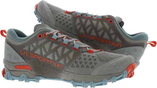 Vista 4 de La Sportiva Zapatos Bushido II Trail Runnng para mujer Luna/Pimentón