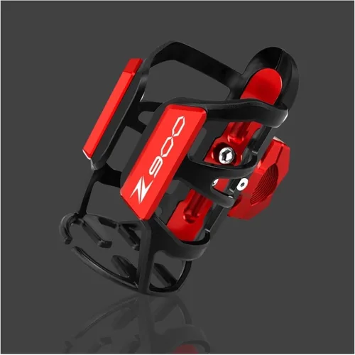 Vista 11 de Z - Accesorios CNC para motocicleta Kawasaki Z750 Z900 Z750R/750S ajustable para botella de agua de bebidas soporte X (color Z750 negro)