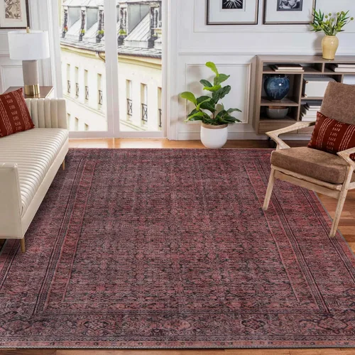 Vista 8 de Superior Alfombra de pasillo de interior para sala de estar, dormitorio, cocina/comedor, oficina, única, alfombras con respaldo de algodón