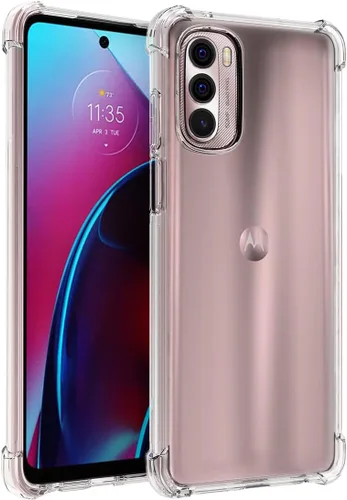 Vista 9 de Osophter Funda para Moto G Stylus 2022, transparente, esquinas reforzadas, TPU y absorción de golpes, flexible para Motorola Moto G Stylus 4G 2022