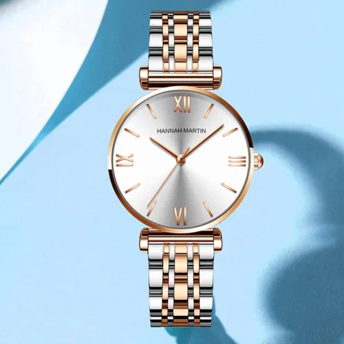 Vista 5 de Hannah Martin - Reloj de moda para mujer de cuarzo para mujer Moda de lujo