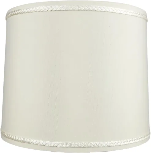 Vista 13 de Royal Designs, Inc. HB-641UT-9BG Pantalla de lámpara de tambor poco profundo con tapiz, Uno Fitter, 8 x 9 x 7, beige