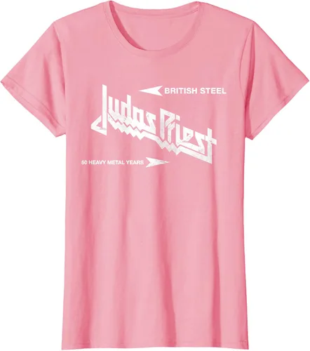 Vista 10 de Judas Priest Camiseta British Steel Negro