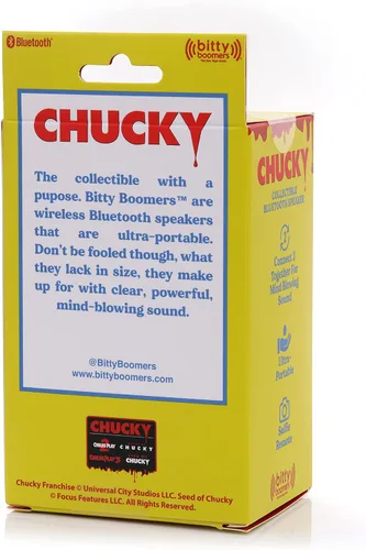 Vista 5 de Bitty Boomers Chucky - Mini altavoz Bluetooth, multicolor