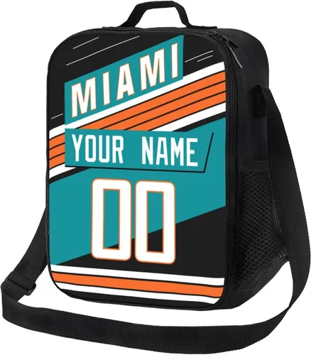 Vista 9 de KREDE Mochila Miami - Bolsas personalizadas para hombres y mujeres, Negro 01
