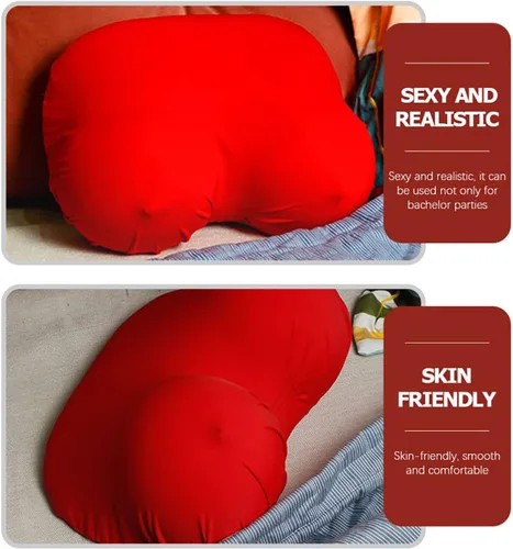 Vista 3 de YoFab Almohada de pecho para el pecho, regalo 3D, almohada de pecho de espuma viscoelástica suave, almohada divertida para el pecho, regalo