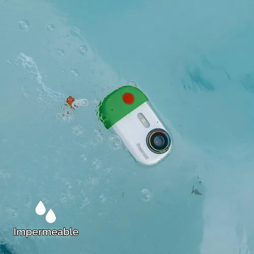 Vista 4 de Cámara submarina Polaroid - 18MP 4K UHD, impermeable para esnórquel y buceo con pantalla LCD, recargable por USB