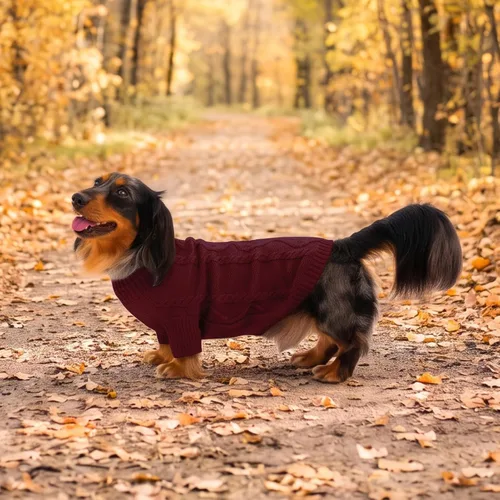 Vista 115 de Queenmore - Suéter de punto trenzado con cuello alto para perros pequeños, para climas fríos, para chihuahua, bulldog, teckel, carlino y yorkie, XS