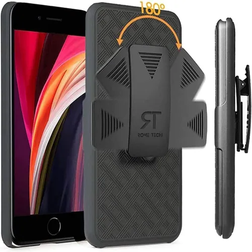 Vista 7 de Funda diseñada para iPhone 5/5s/SE (2016) con funda de clip para cinturón