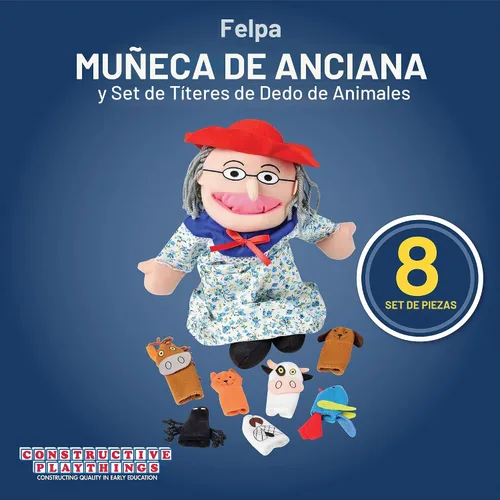 Vista 2 de Había una anciana que. Juego de marionetas