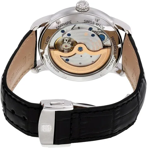 Vista 3 de Frederique Constant Fabricación ClassicReloj automático correa Mens Acero Plata Dial Fecha FC-710MC4H6