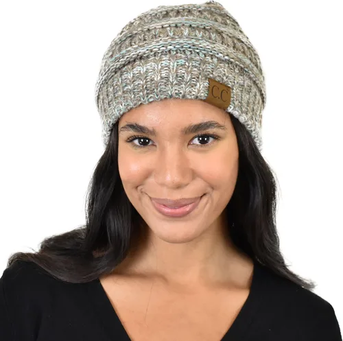 Vista 532 de C.C Trendy Warm Chunky Soft Stretch Cable Knit Beanie