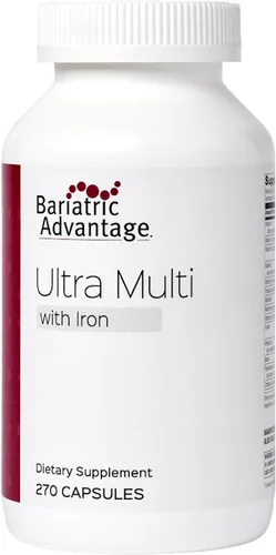 Vista 8 de Bariatric Advantage Ultra Multivitamínico con Hierro – Ultra Multi con Hierro – Formato de Cápsula Multivitamínico – Proporciona Complejo Completo